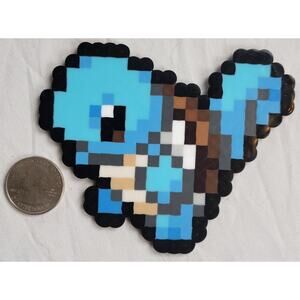 Squirtle Menu Icon Pokemon Perler Bead Pixel Art